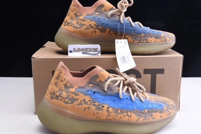 380 ADIDAS BLUE FX9847 YEEZY OAT REFLECTIVE BOOST 0306